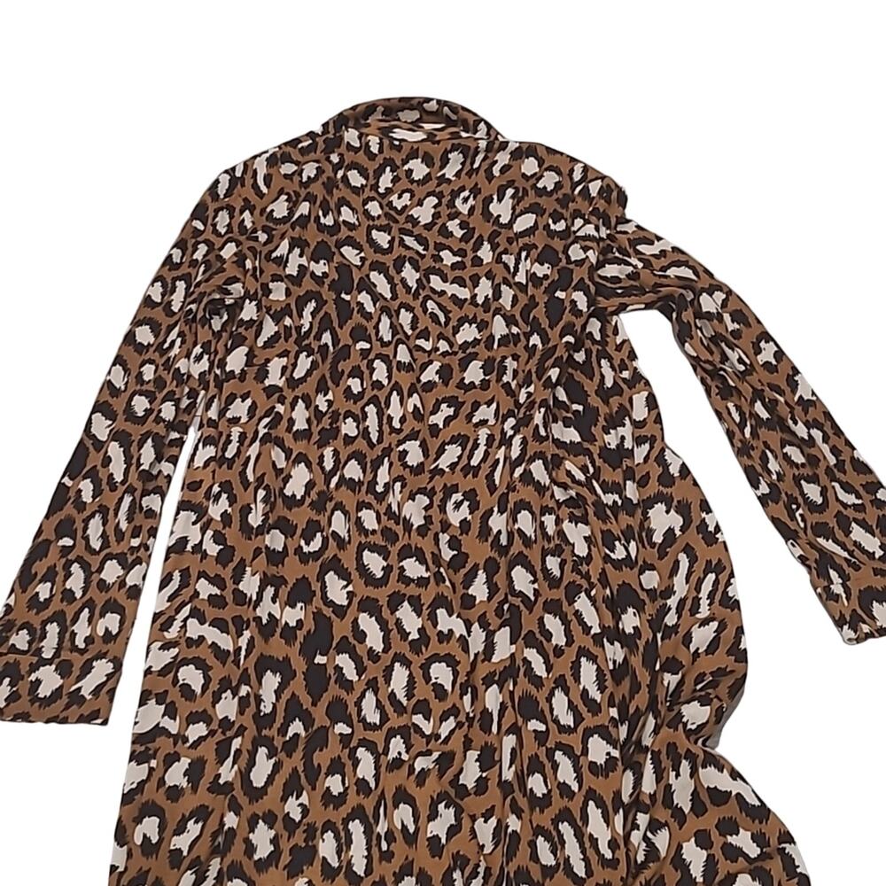 Diane Von Furstenberg Jeanne Silk Leopard Jersey Wrap Dress - Picture 5 of 16
